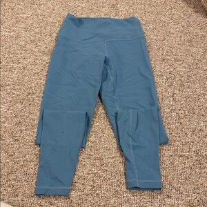lululemon athletica Blue Leggings